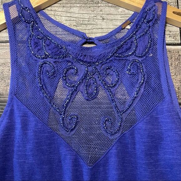 Free People Indigo Bodycon Backless Mini Dress Women’s Size XS Cotton - Picture 4 of 11